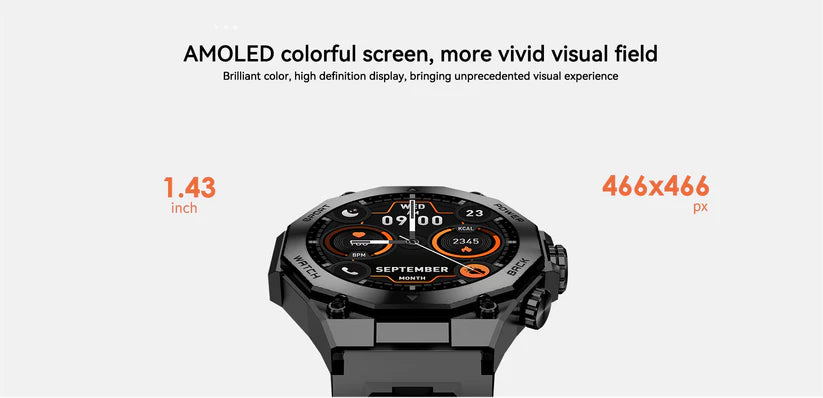AURAFIT AM18 AMOLED Sport Smartwatch