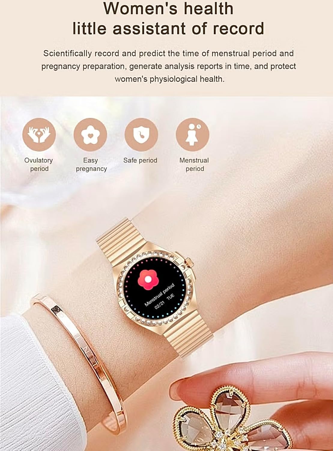 LG76 Mini Smart Watch for Women